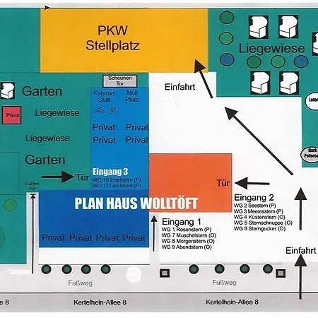 Haus Wolltoeft 'kuestenstern Whg4', Apartament Nieblum